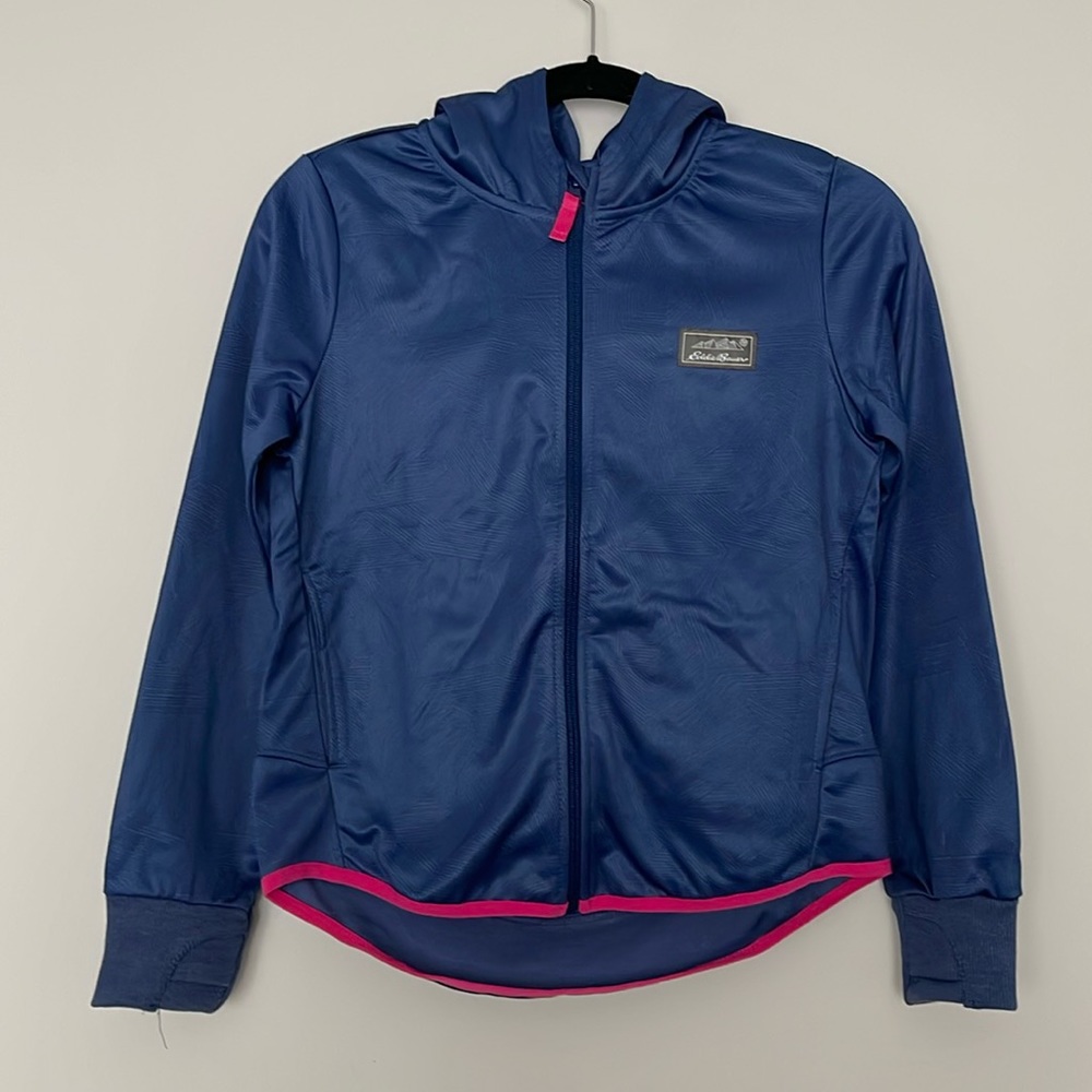 NWT Eddie Bauer Girls Trail Active Hooded Jacket Size L/14